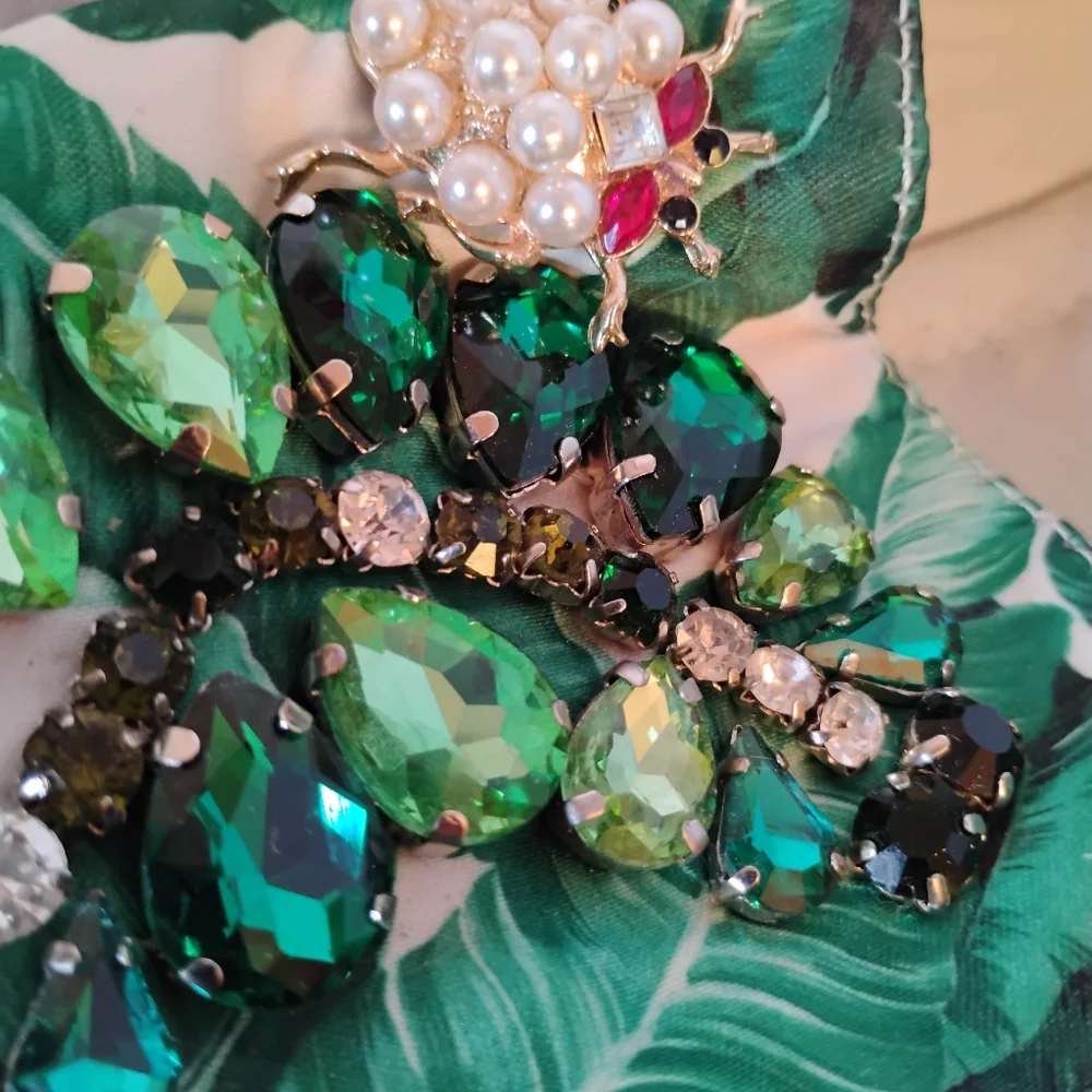 Chinese laundry Los Angeles Tropical Print/Embellish Espadrilles - Picture 4 of 11